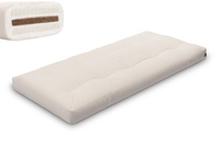Matrace 90x200 přírodní s kokosem a 2x latexem - Futon Pascall Comfort Relax Ecru