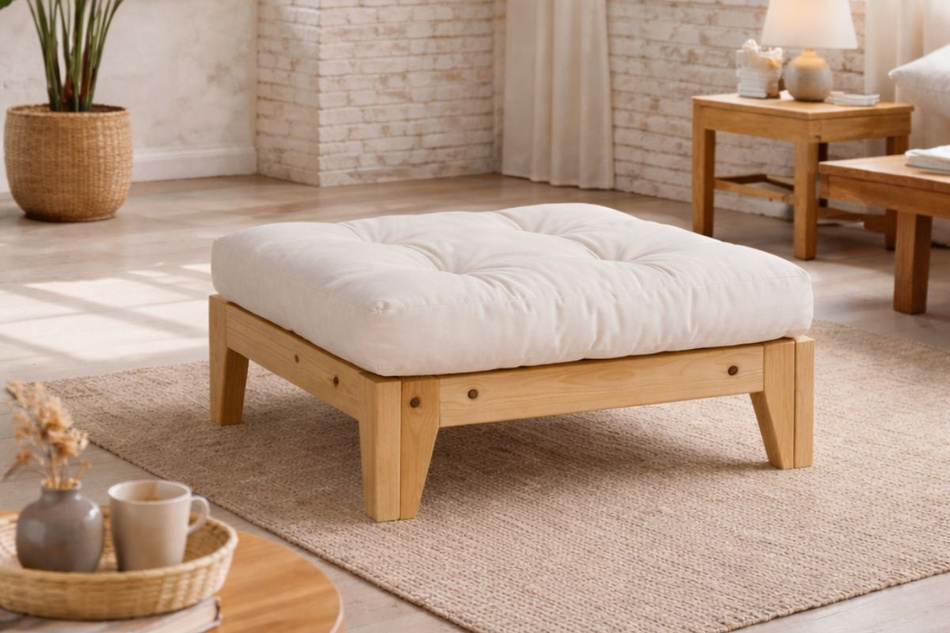 Podnožka Sakura - Pascall Futon Lahvově zelená