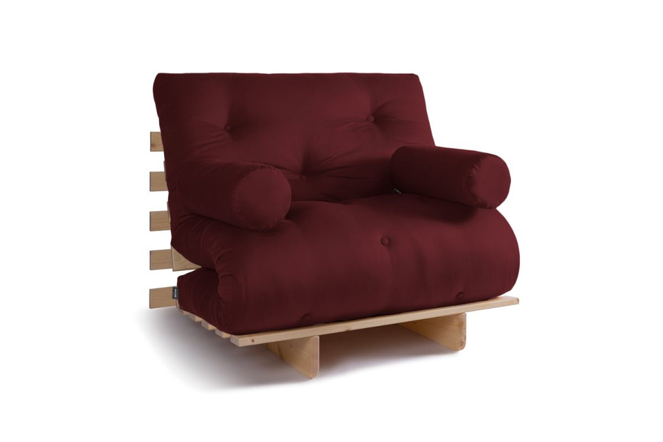 Rozkládací pohovka 90x200 - Slim Basic Classic - Pascall Futon Maroon