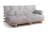 Rozkládací pohovka 180x200 - Slim Exclusive Classic - Pascall Futon Popel holubice
