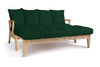 Rozkládací pohovka 200 cm - Sakura - Pascall Futon Bottle Green