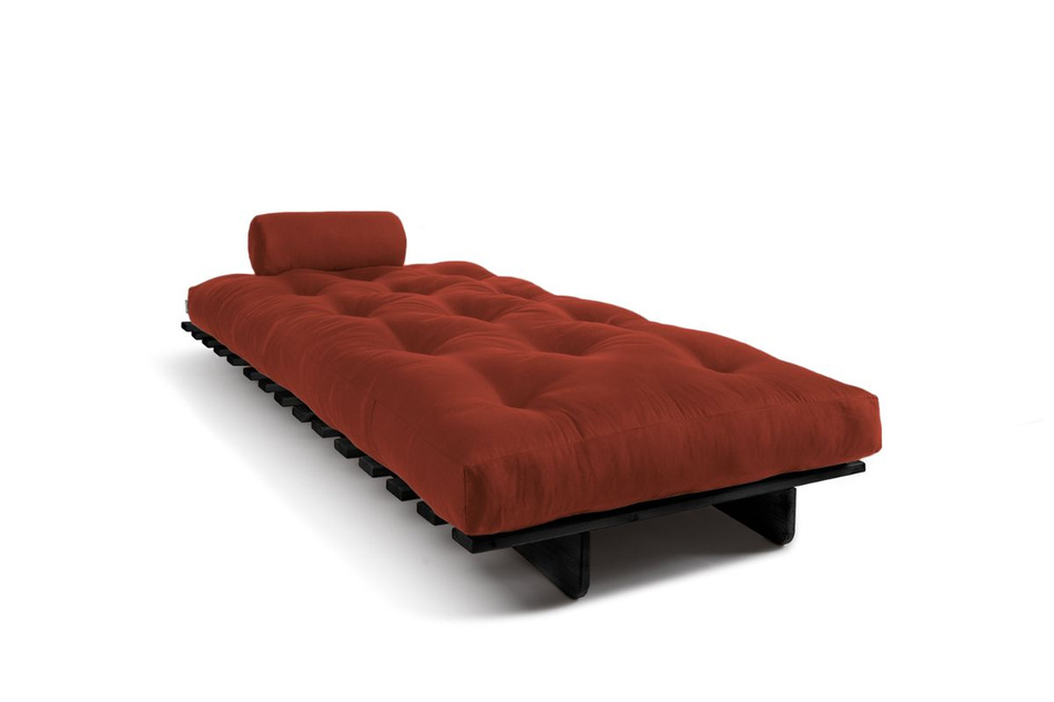 Rozkládací pohovka 90x200 - Slim Comfort Black - Pascall Futon Zednické práce