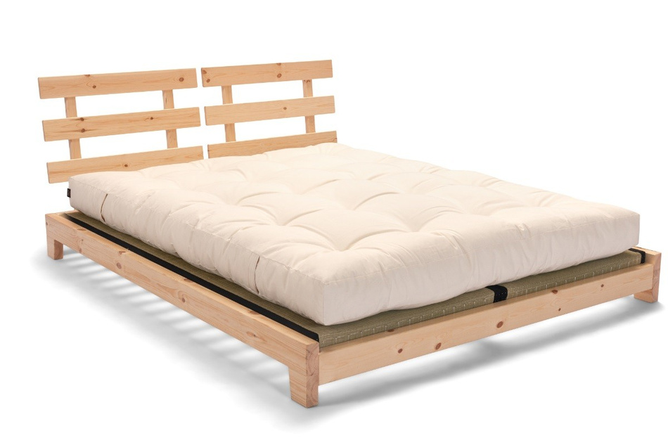 Pascall Dřevěná postel 180x200 - Aisha Classic Natura Tatami