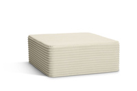 Flexio pouffe 85x85 - Pascall - manšestr krémový