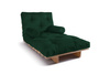 Rozkládací pohovka 90x200 - Slim Basic Classic - Pascall Futon Bottle Green