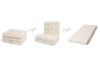 Skládací matrace 80x200 - Futon Pascall Flex Natural Ecru