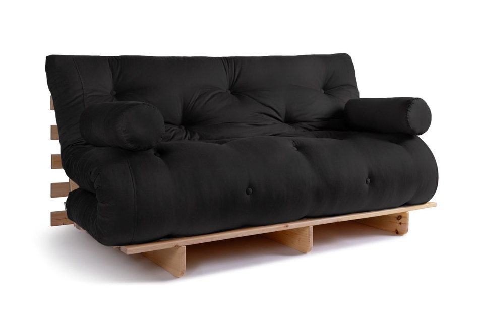 Rozkládací pohovka 160x200 - Slim Basic Classic - Pascall Futon Black