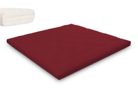 Matrace 200x200 přírodní s latexem - Futon Pascall Slim Latex Maroon