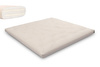 Matrace 200x200 přírodní s latexem - Futon Pascall Slim Duo Latex Ecru