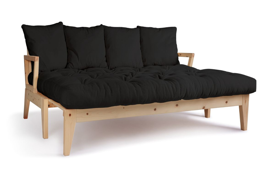 Rozkládací pohovka 200 cm - Sakura - Pascall Futon Black