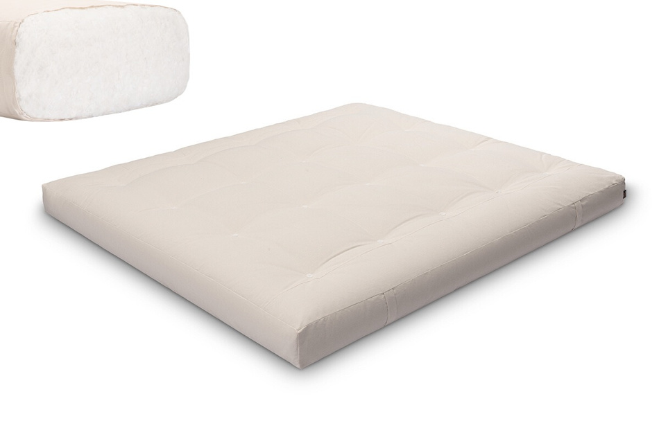 Matrace 180x200 přírodní - Futon Pascall Comfort Natural Ecru