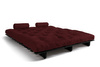 Rozkládací pohovka 180x200 - Slim Exclusive Black - Pascall Futon Maroon