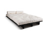 Rozkládací pohovka 120x200 - Slim Comfort Black - Pascall Futon Ecru