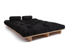 Rozkládací pohovka 160x200 - Slim Basic Classic - Pascall Futon Black