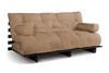 Rozkládací pohovka 180x200 - Slim Exclusive Black - Pascall Futon Béžová barva