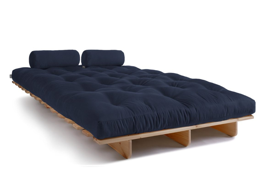 Rozkládací pohovka 140x200 - Slim Basic Classic - Pascall Futon Námořnická modrá