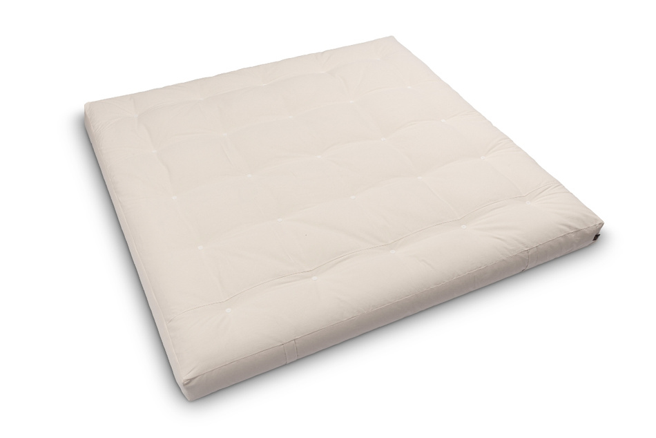 Matrace 200x200 přírodní s kokosem - Futon Pascall Medium Duo Coco Ecru
