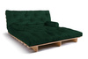 Rozkládací pohovka 180x200 - Slim Exclusive Classic - Pascall Futon Bottle Green