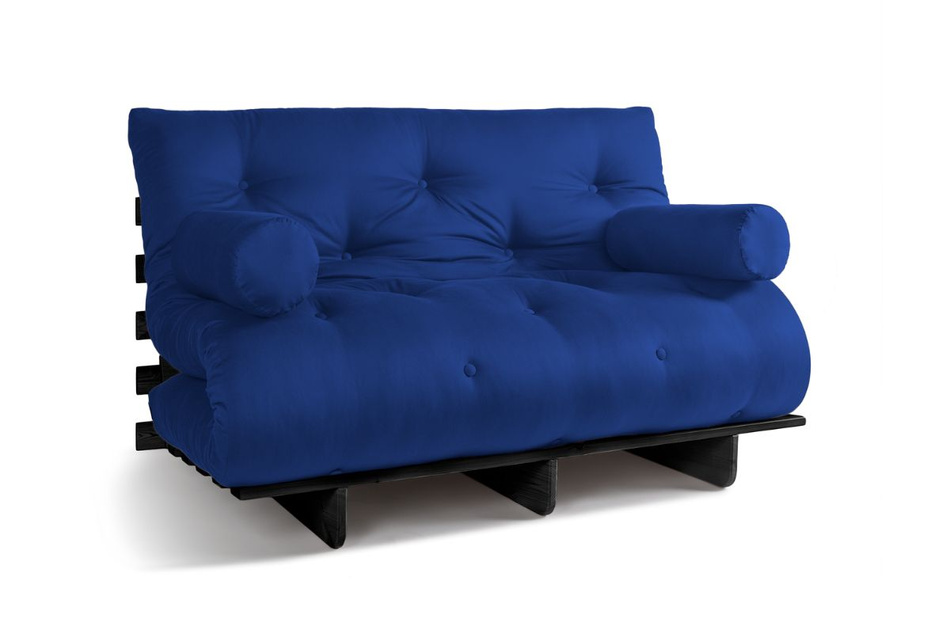 Rozkládací pohovka 140x200 - Slim Basic Black - Pascall Futon Prairie