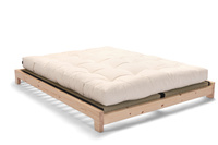 Pascall Dřevěná postel 90x200 - Aisha Basic Natura Tatami