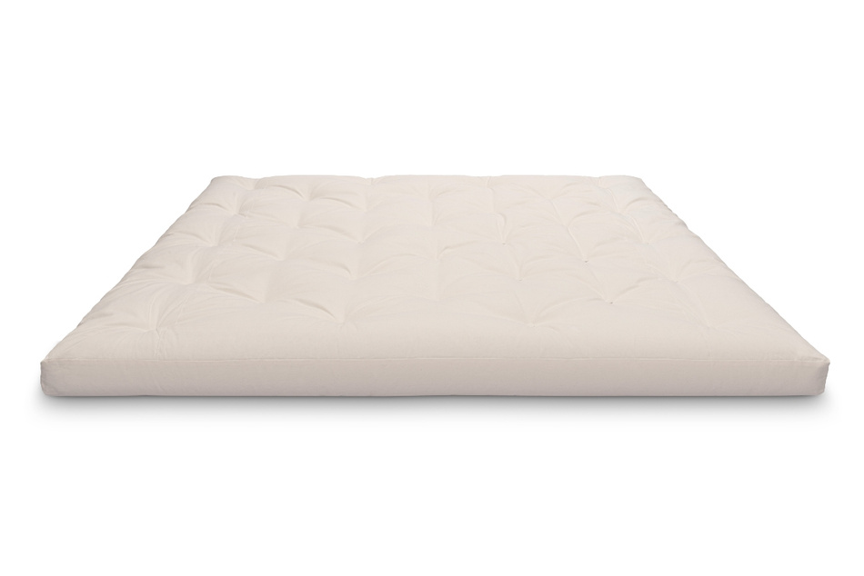 Matrace 200x200 přírodní s latexem - Futon Pascall Slim Latex Ecru