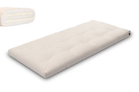 Matrace 90x200 přírodní s latexem - Futon Pascall Slim Duo Latex Ecru