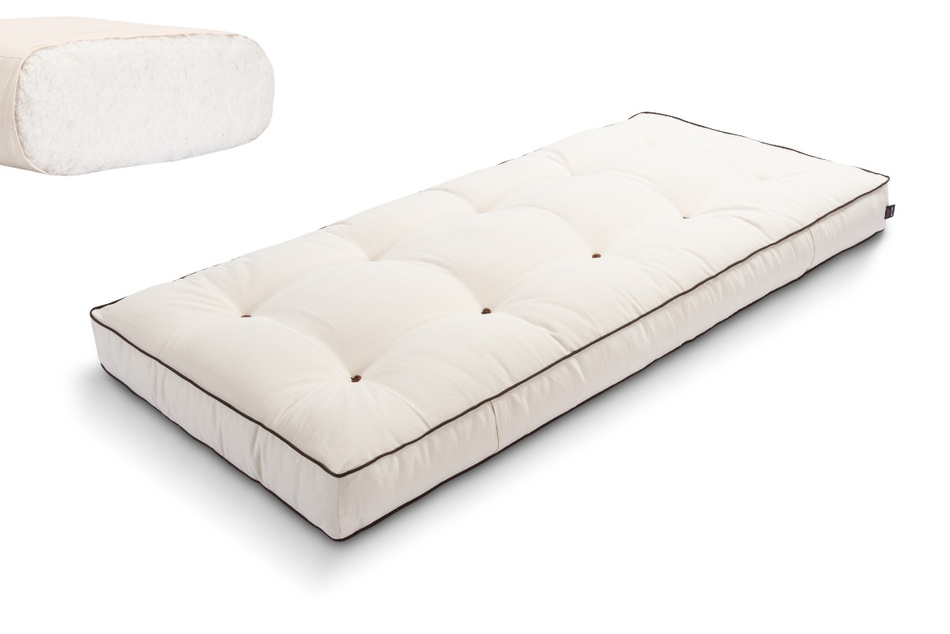 Matrace 90x200 přírodní - Futon Pascall Medium Natural Kedro Ecru