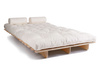 Rozkládací pohovka 140x200 - Slim Comfort Classic - Pascall Futon Ecru