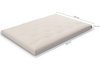 Matrace 140x200 přírodní s latexem - Futon Pascall Slim Latex Bottle Green