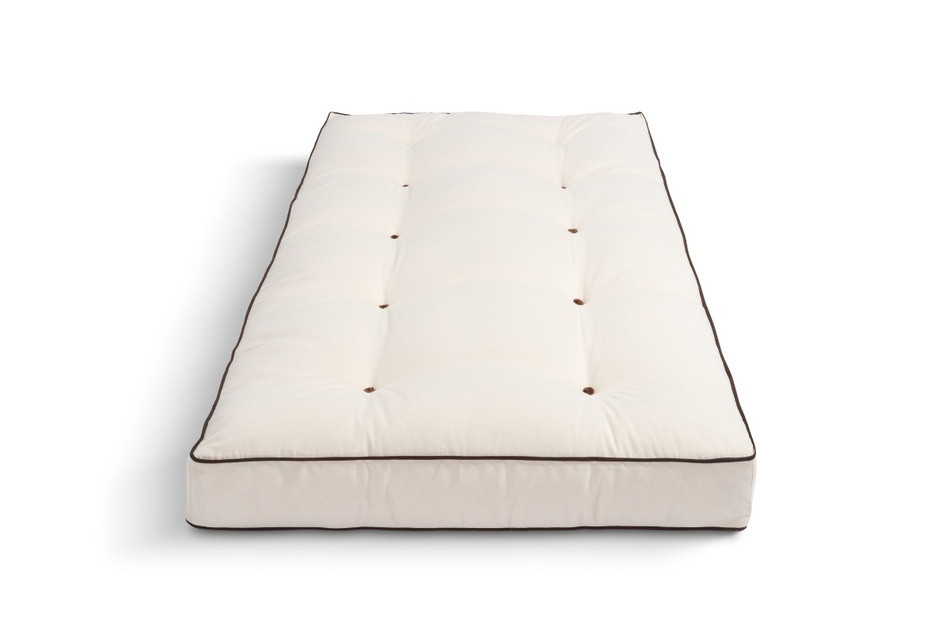 Matrace 90x200 přírodní s latexem - Futon Pascall Medium Duo Latex Kedro Ecru
