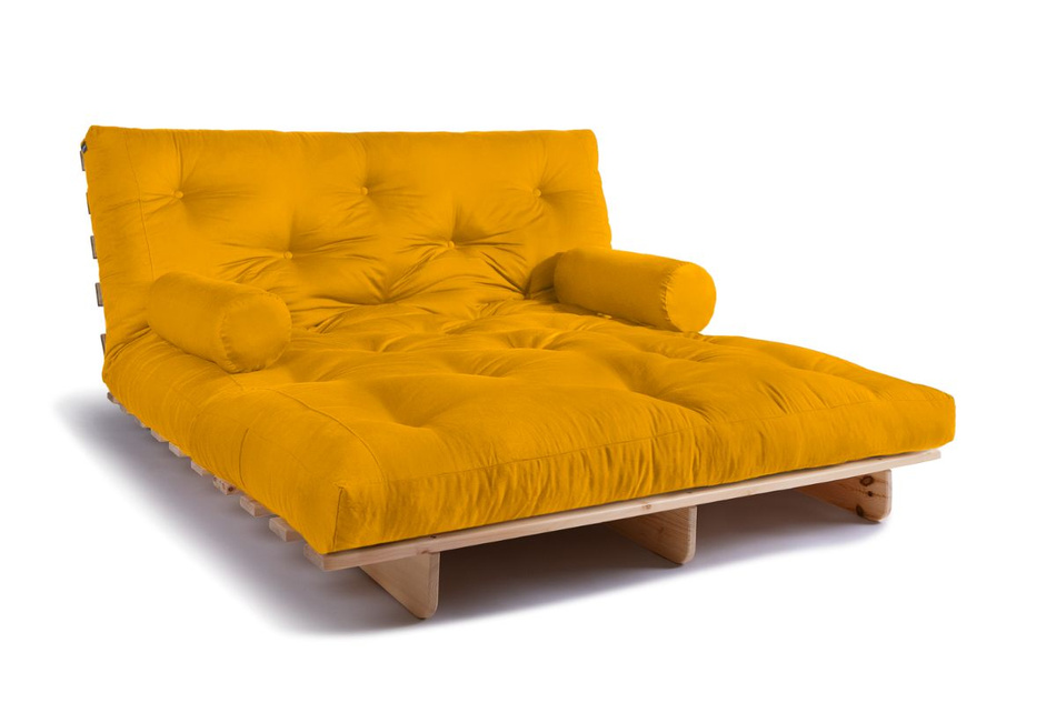 Rozkládací pohovka 160x200 - Slim Basic Classic - Pascall Futon Honey