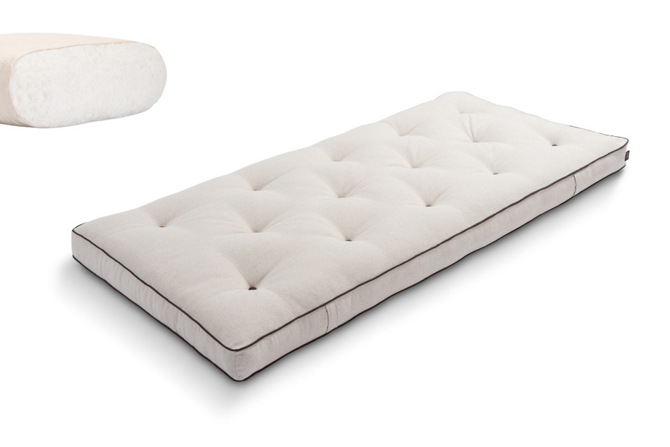 Matrace 90x200 přírodní - Futon Pascall Slim Natural Kedro Povlečení