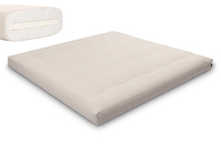 Matrace 200x200 přírodní s latexem - Futon Pascall Medium Latex Ecru