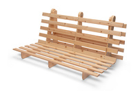 Lavice pro futon 160x200 cm se skládací funkcí - Pascall Natura