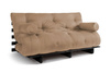 Rozkládací pohovka 160x200 - Slim Exclusive Black - Pascall Futon Béžová barva