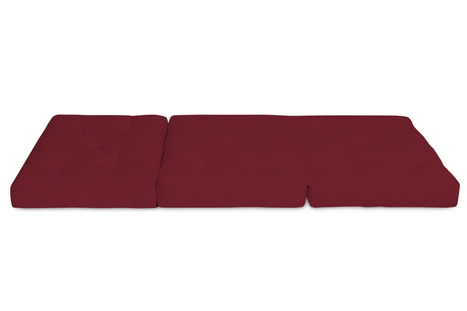Skládací matrace 80x200 s latexem - Futon Pascall Flex Latex Maroon