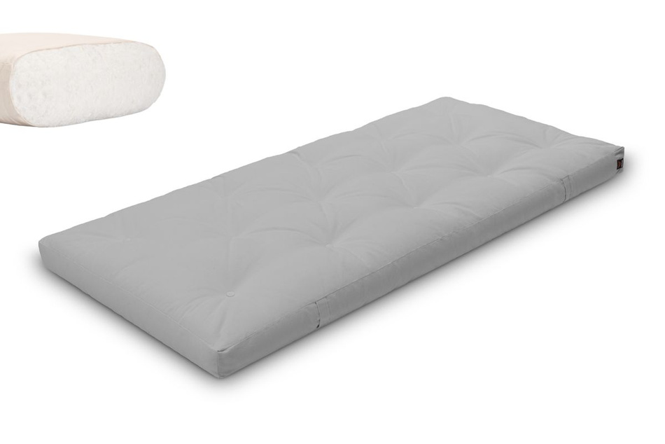 Matrace 90x200 přírodní - Futon Pascall Slim Natural Dove Ash