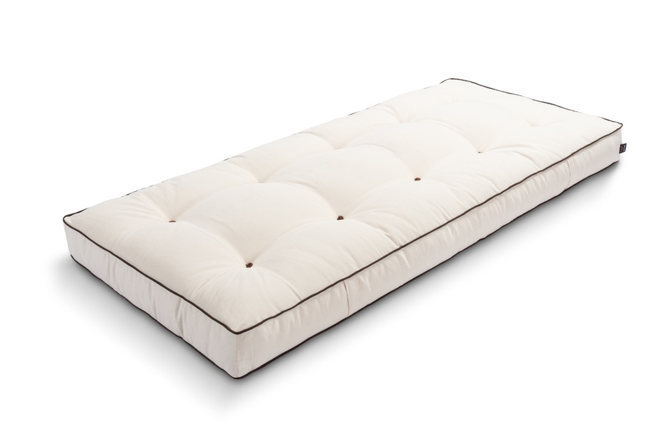 Matrace 90x200 přírodní s latexem - Futon Pascall Medium Latex Kedro Ecru