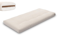 Matrace 90x200 přírodní s kokosem - Futon Pascall Medium Coco Ecru