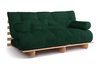 Rozkládací pohovka 180x200 - Slim Comfort Classic - Pascall Futon Bottle Green