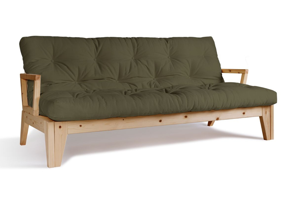Rozkládací pohovka 200 cm - Sakura - Pascall Futon Khaki