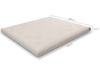 Matrace 180x200 přírodní s latexem - Futon Pascall Slim Latex Black