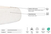 Matrace 180x200 přírodní - Futon Pascall Medium Natural Grey