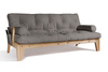 Rozkládací pohovka 200 cm - Sakura - Pascall Futon Grey