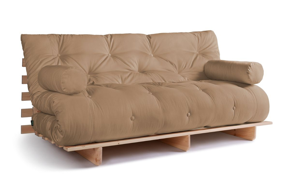 Rozkládací pohovka 180x200 - Slim Exclusive Classic - Pascall Futon Béžová barva