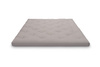 Matrace 200x200 přírodní - Futon Pascall Slim Natural Grey