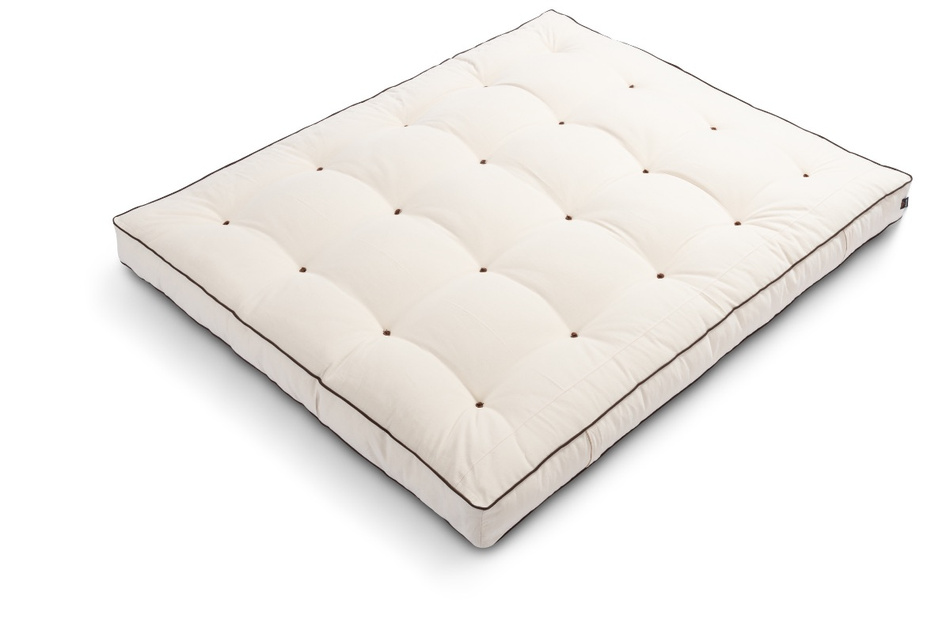 Matrace 160x200 přírodní s latexem - Futon Pascall Medium Latex Kedro Ecru