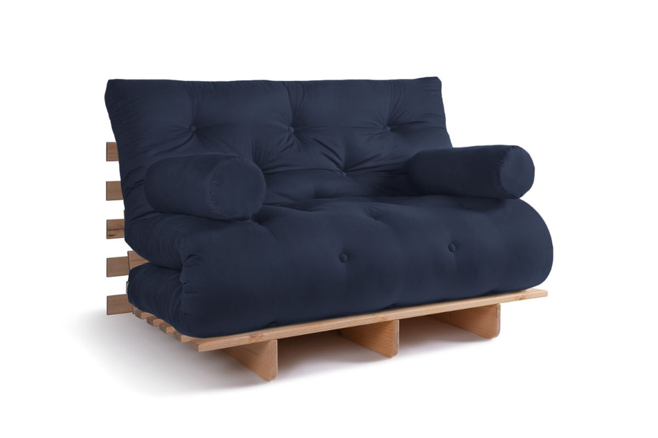 Rozkládací pohovka 120x200 - Slim Basic Classic - Pascall Futon Námořnická modrá