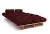 Rozkládací pohovka 140x200 - Slim Comfort Classic - Pascall Futon Maroon