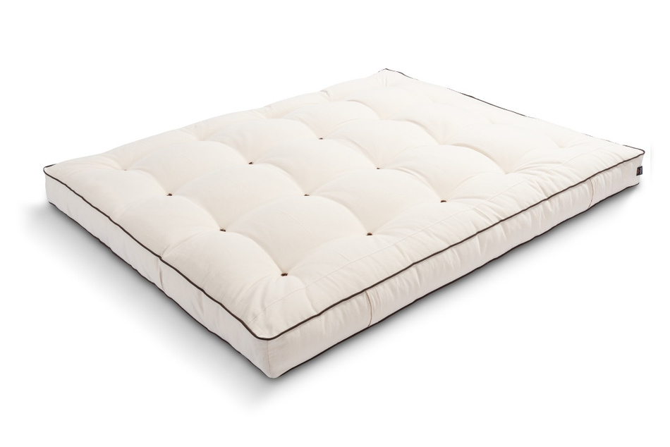 Matrace 180x200 přírodní s latexem - Futon Pascall Medium Duo Latex Kedro Ecru